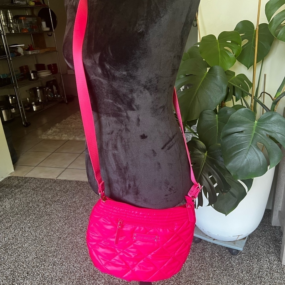 Vera Bradley Pink Quilted Crossbody Bag